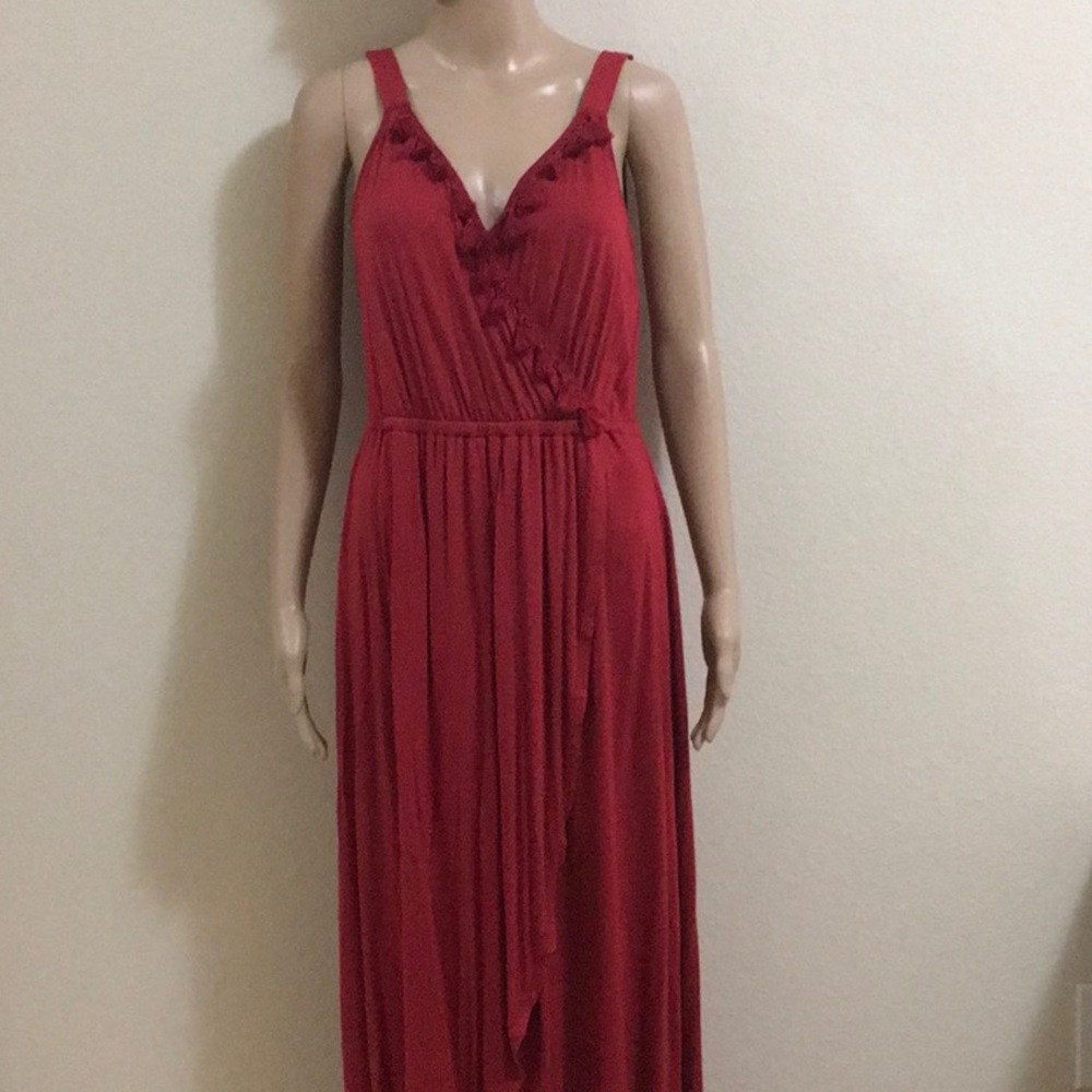 NWOT Spense midi dress wrap-style size S
